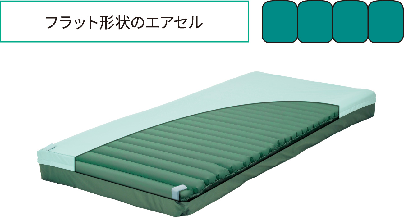 特殊な工法により向上した『体圧分散性能』